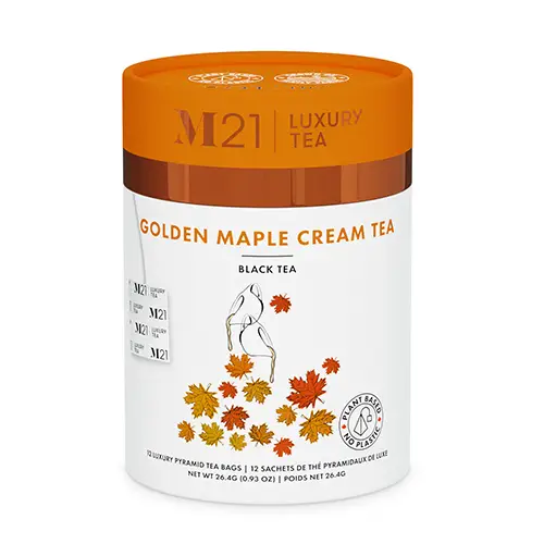 Tega Organic M21 - Golden Maple Cream Tee - 12 Teebeutel